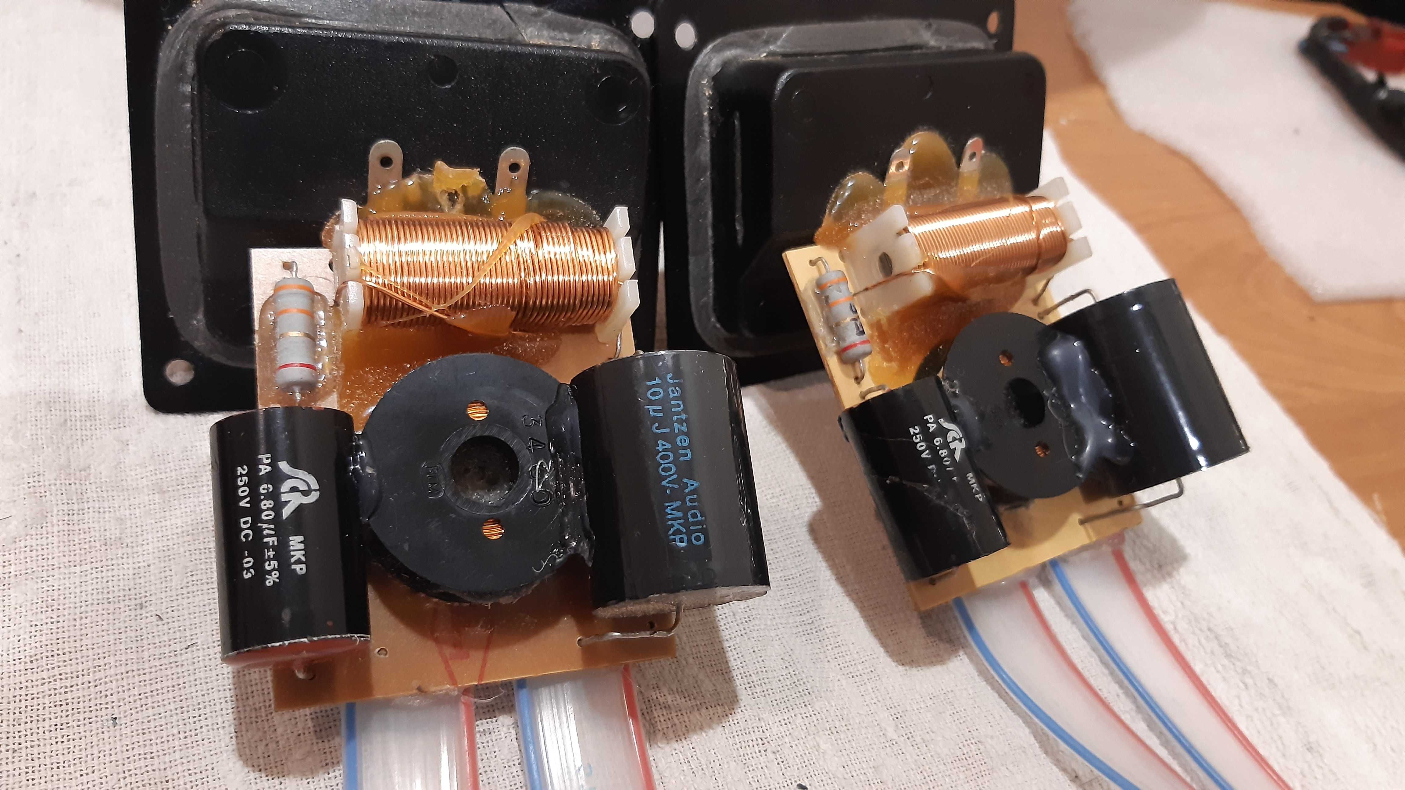 Zwrotnica i terminale Sony SS-B1 upgrade Jantzen SCR DNM Reson