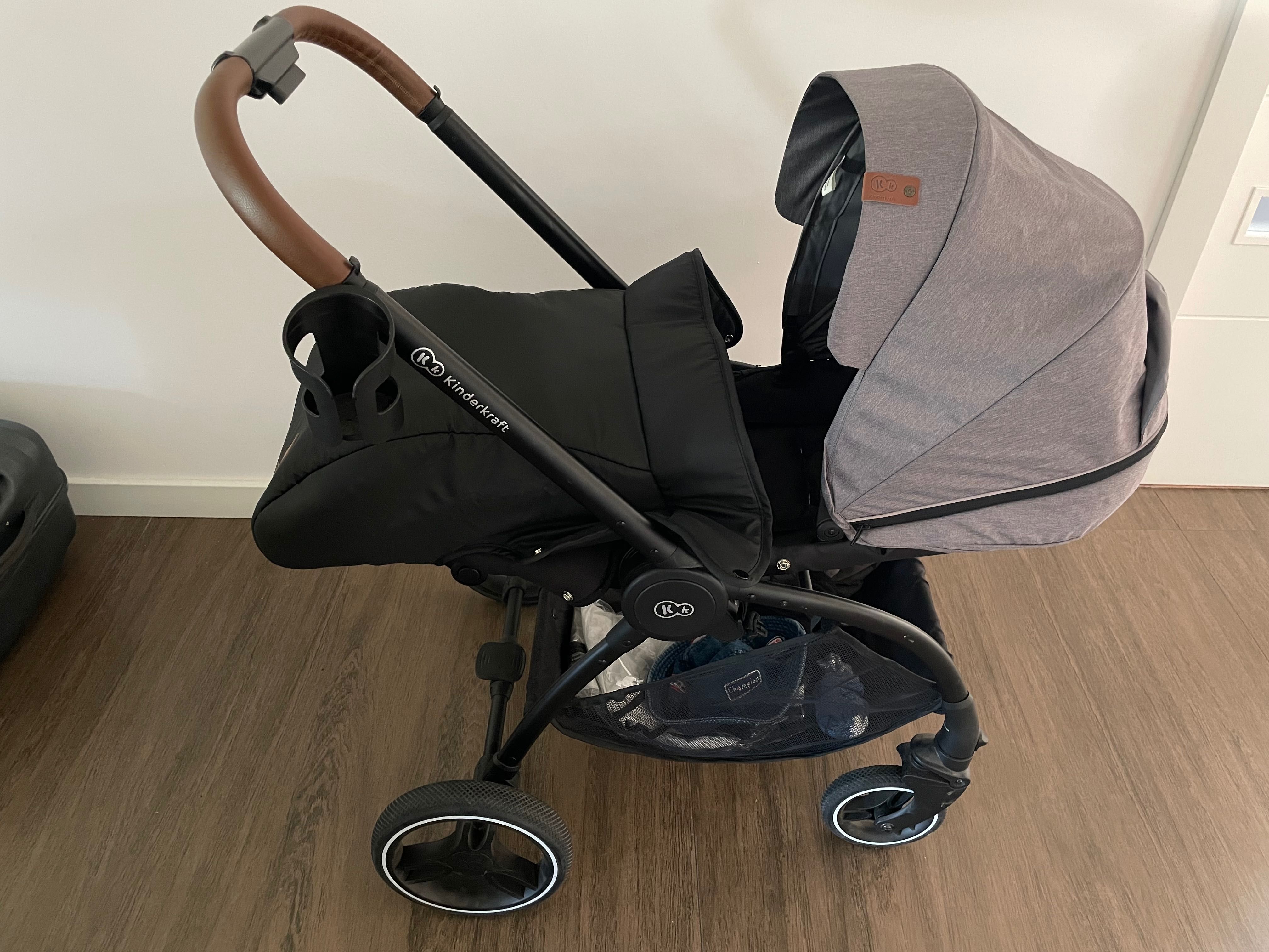 Wózek Kinderkraft 2w1 spacerówka + gondola