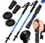 KIJKI TREKKINGOWE do chodzenia nordic walking 63-135cm para 2 SZTUKI