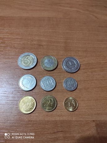 Komplet monet z 2017 roku