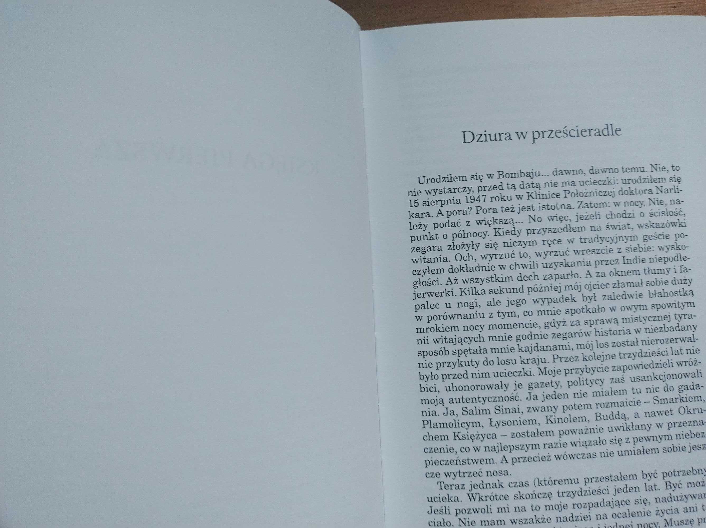 Salman Rushdie Dzieci północy - saga rodzinna , nagradzana książka