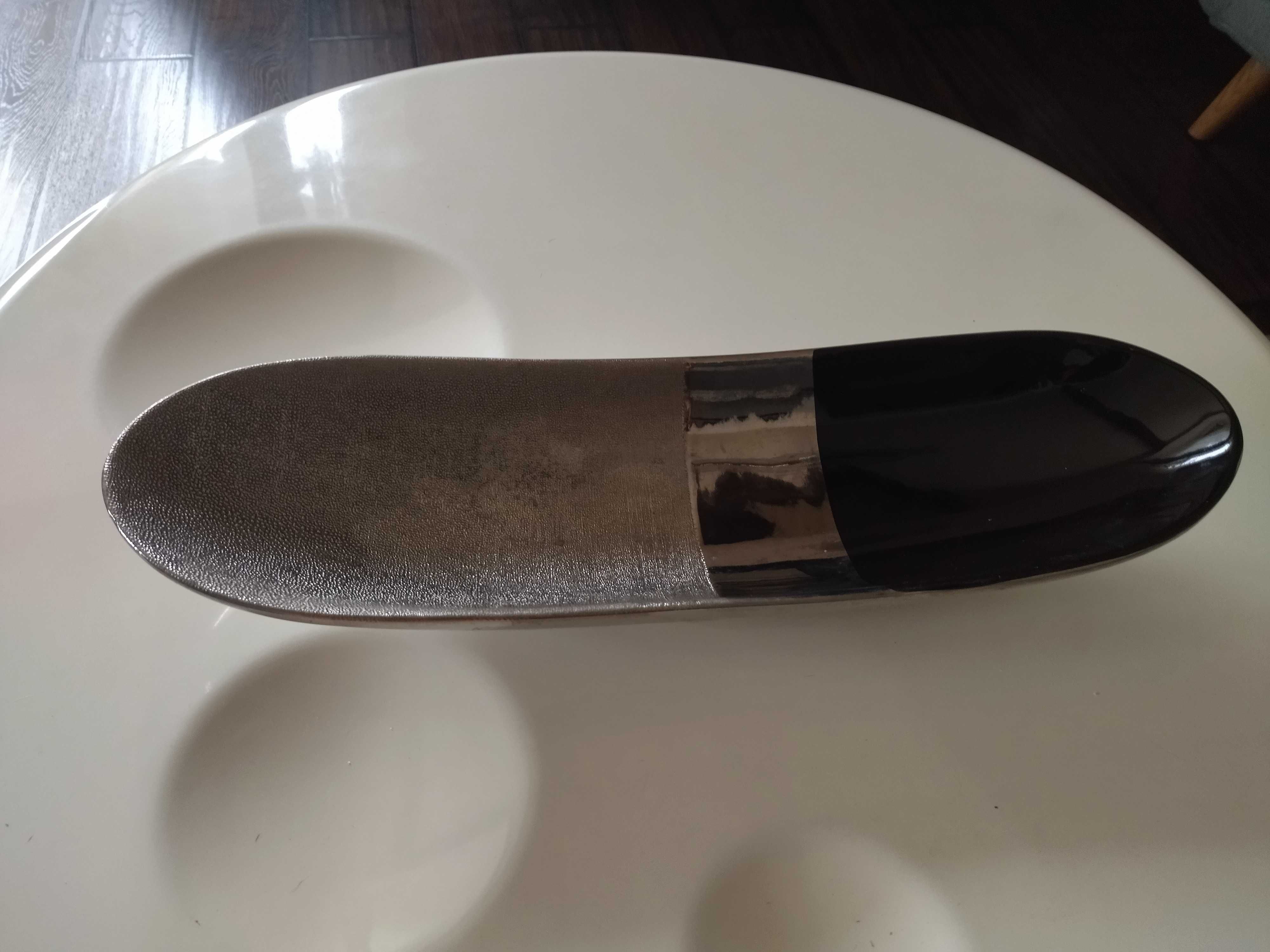 Patera czarno srebrna Glamour