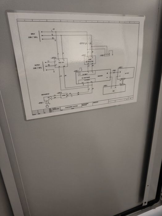 Бесприбойная станция ИБП (ДЖБ) 7 кВт батарея гибридный инвертор 6 кВт
