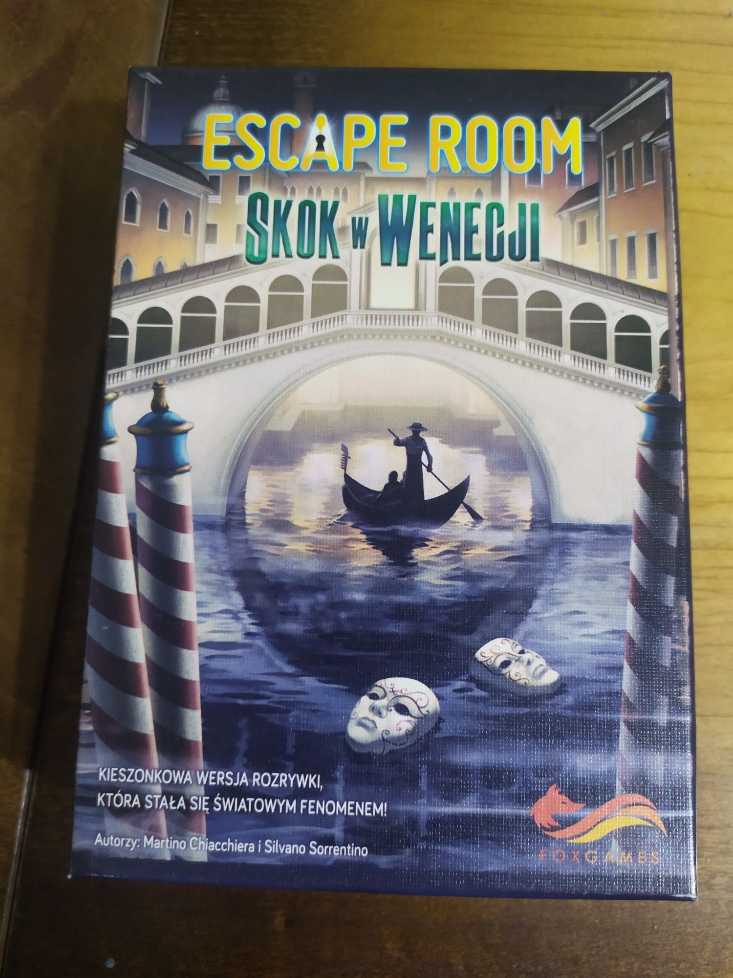 Gra karciana Escape Room Skok w Wenecji