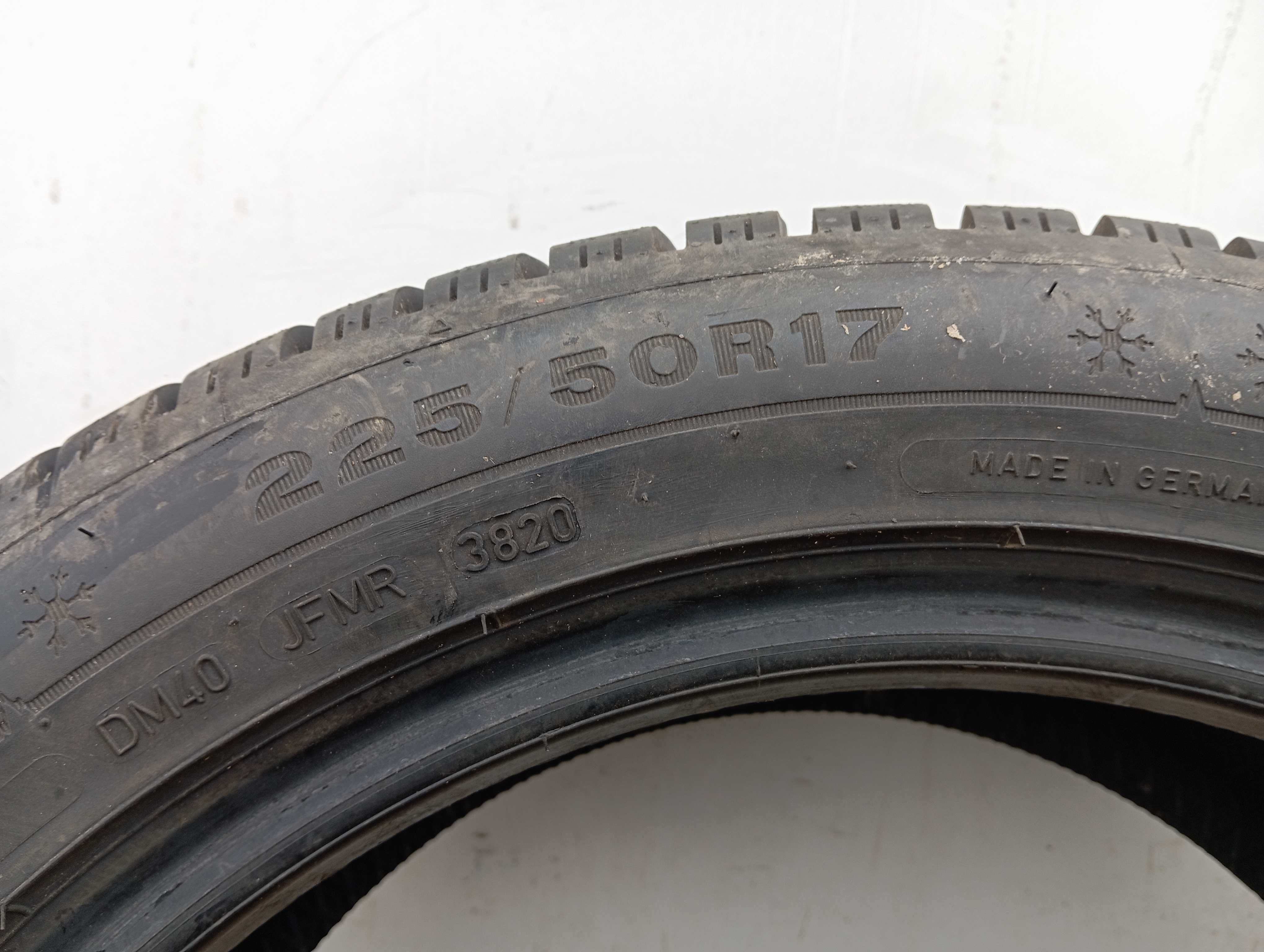 1x 225/50 R17 94H Dunlop Winter Sport 5 2020r 9,0mm