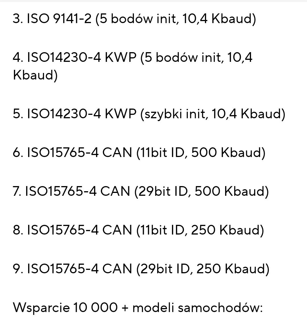 OBD2 YA200 PL Kingbolem  tester diagnostyczny kasowanie błędów silnika