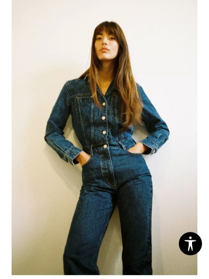 Джинсовий комбінезон  від zara 1975 zw