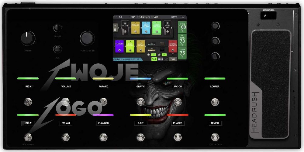 Naklejka na HeadRush Pedalboard - Różne wzory