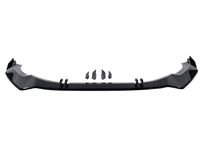 Губа (переднього бампера) Full Black на Audi A5 B9 2020-2023