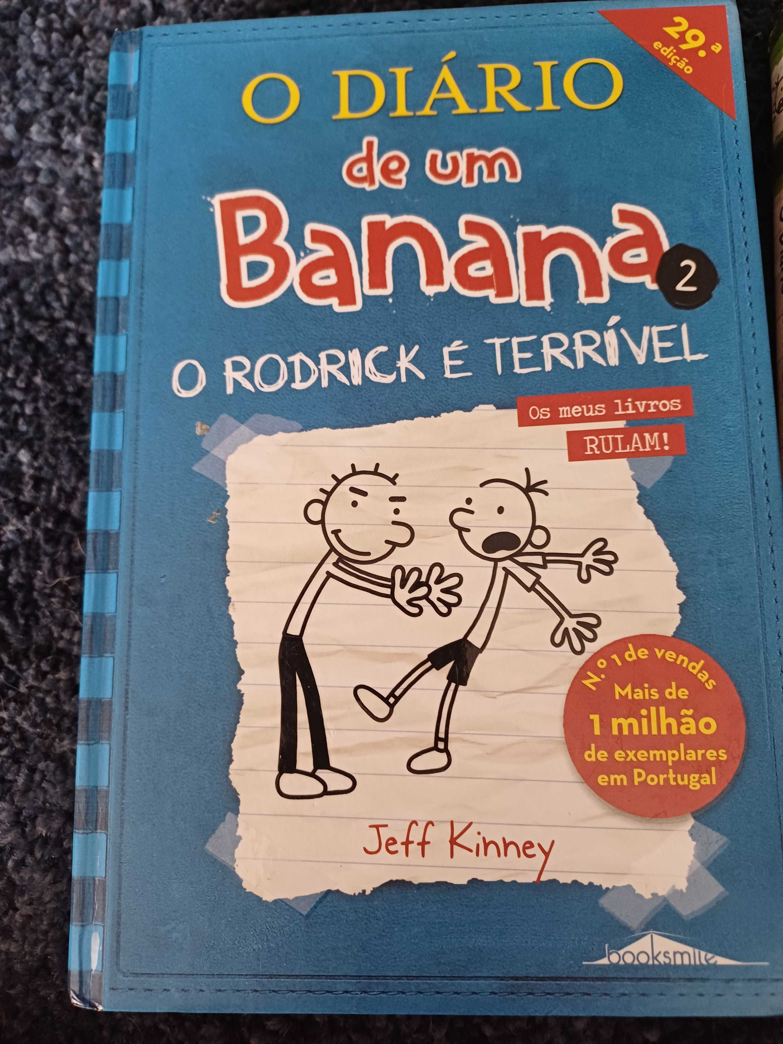 Livros " diário de um banana"