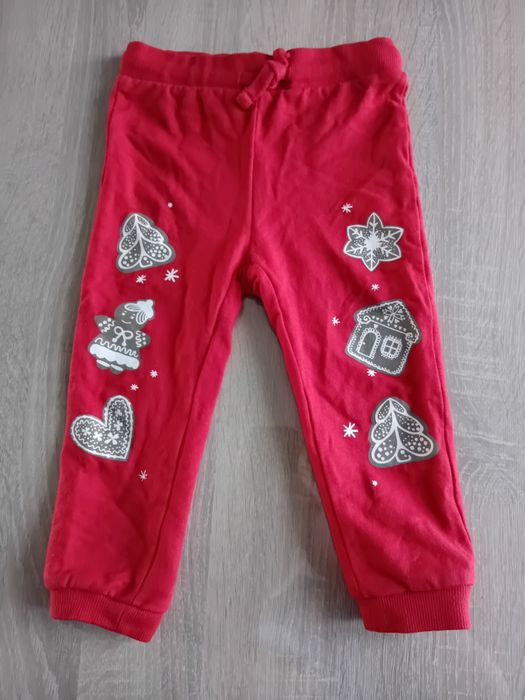Spodnie świąteczne rozmiar 92