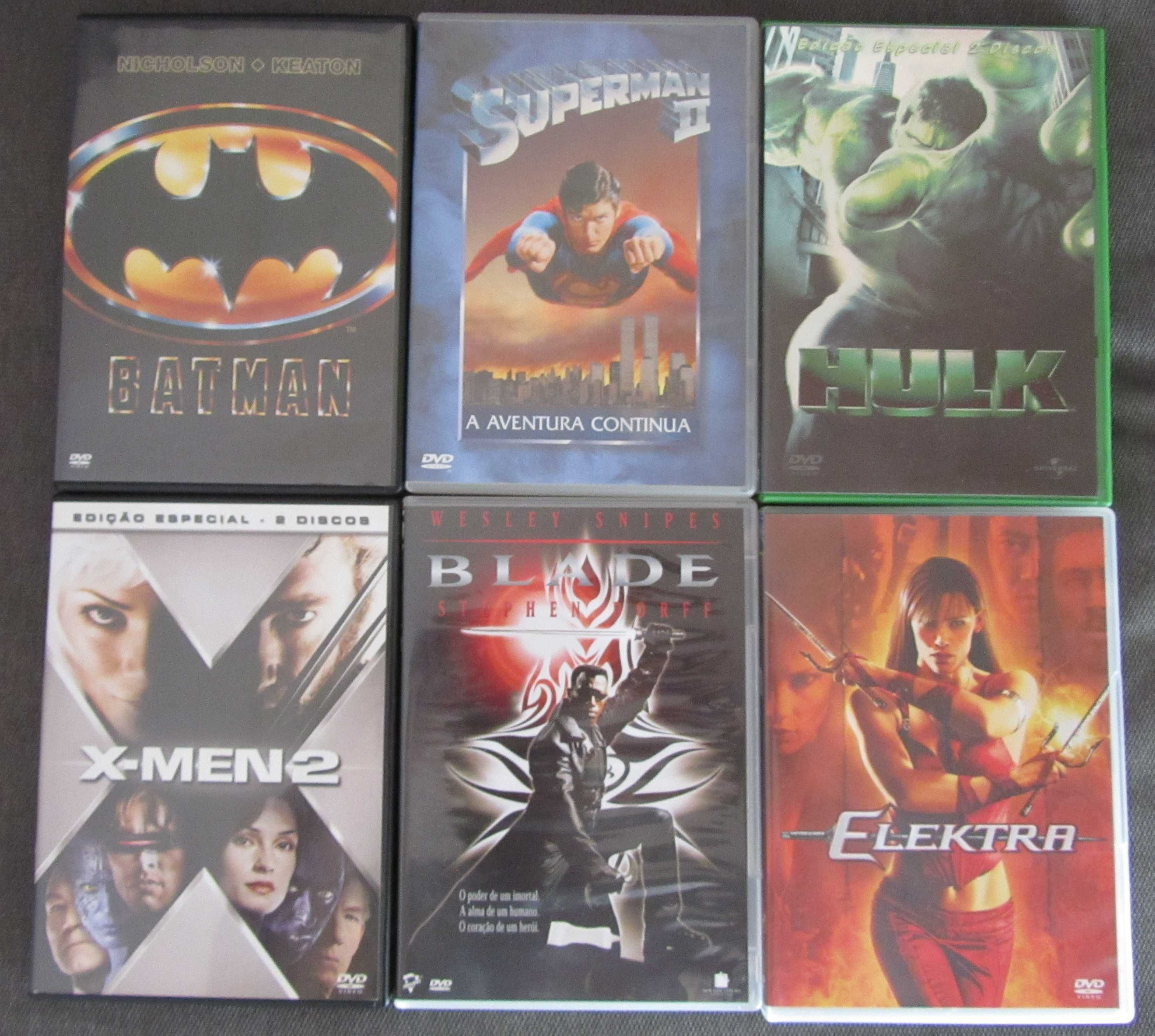 Filmes Originais - Batman, Superman, Hulk, X-Men, Blade, Elektra