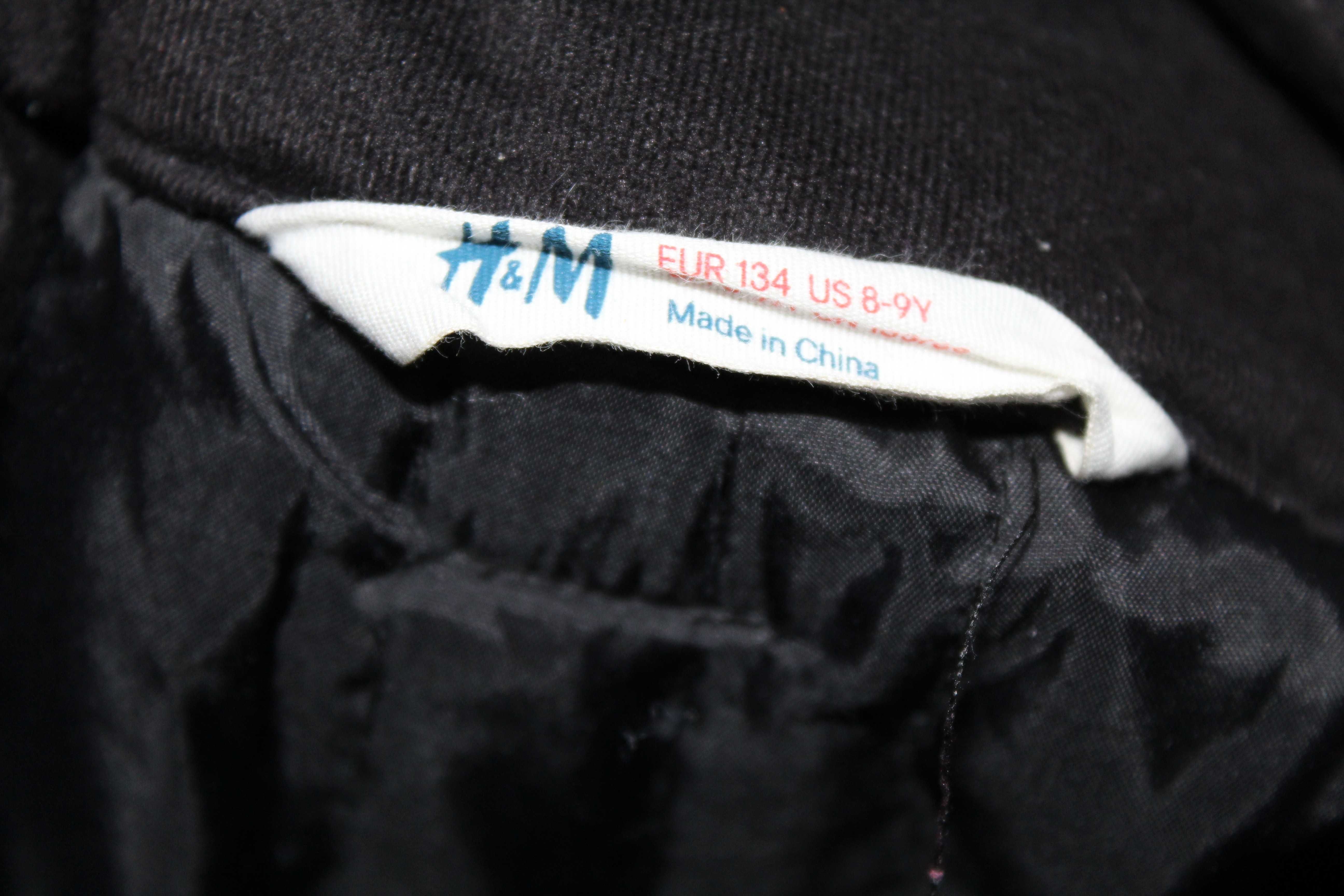 spodnie narciarskie H&M 134 cm bdb- (100)