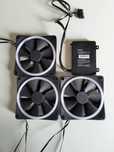 Nowe wentylatory NZXT F120 RGB PWM Czarny (3 szt.) z kontrolerem