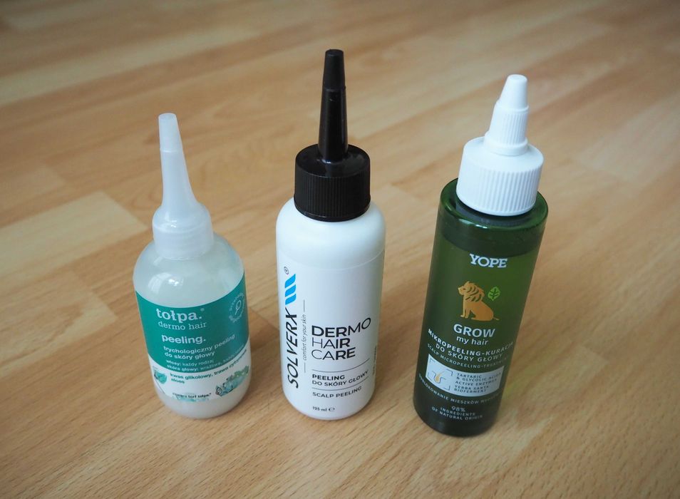 Peeling do skóry głowy Yope Tołpa Solverx - 3 sztuki