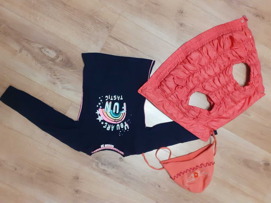 Śliczna kamizelka dla dziewczynki i nie tylko rozm. 92