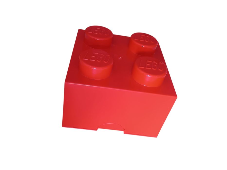 LEGO 4003 czerwony pojemnik w kształcie klocka do przechowywania