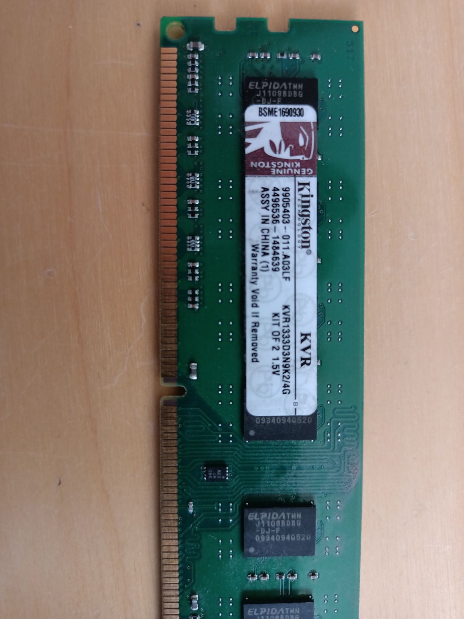 Ram DDR3 4GB Kingston, Crucial, Hynix