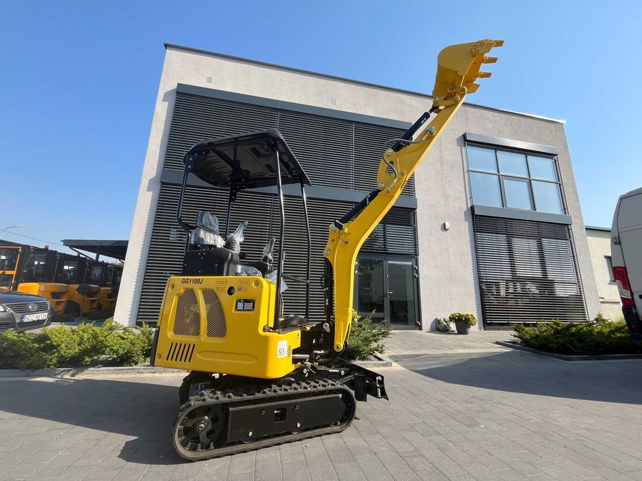Nowa Minikoparka GG1100J, Kubota, Joysticki, Gunter Grossmann