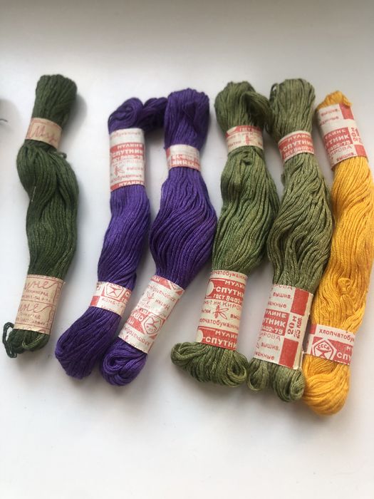 Нитки и мулине СССР одним лотом