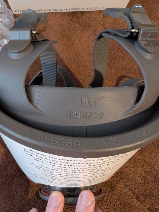 Nowa maska pełnotwarzowa 3M 6800 (rozmiar średni - M)