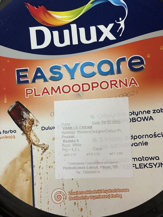 Farba Dulux Easycare plamoodporna