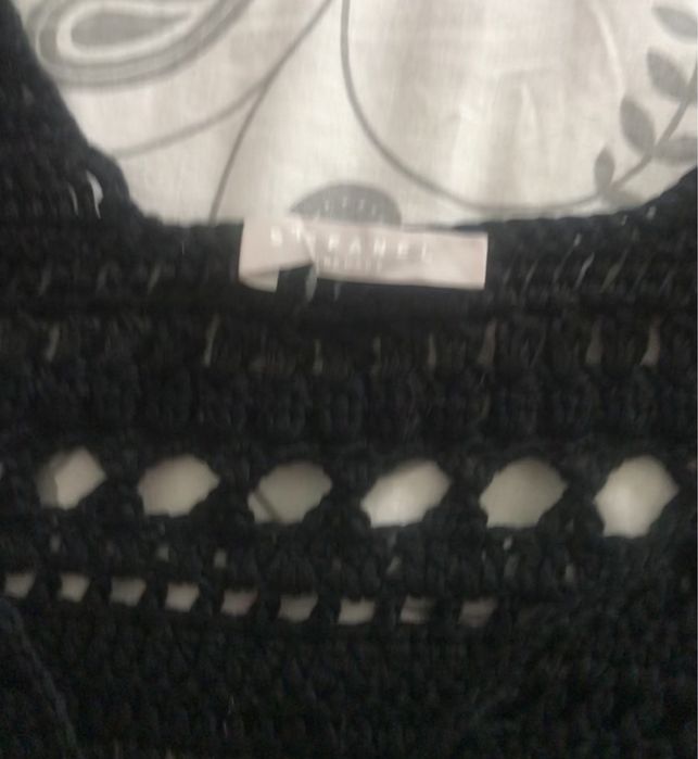 Stefanel croché vestido novo