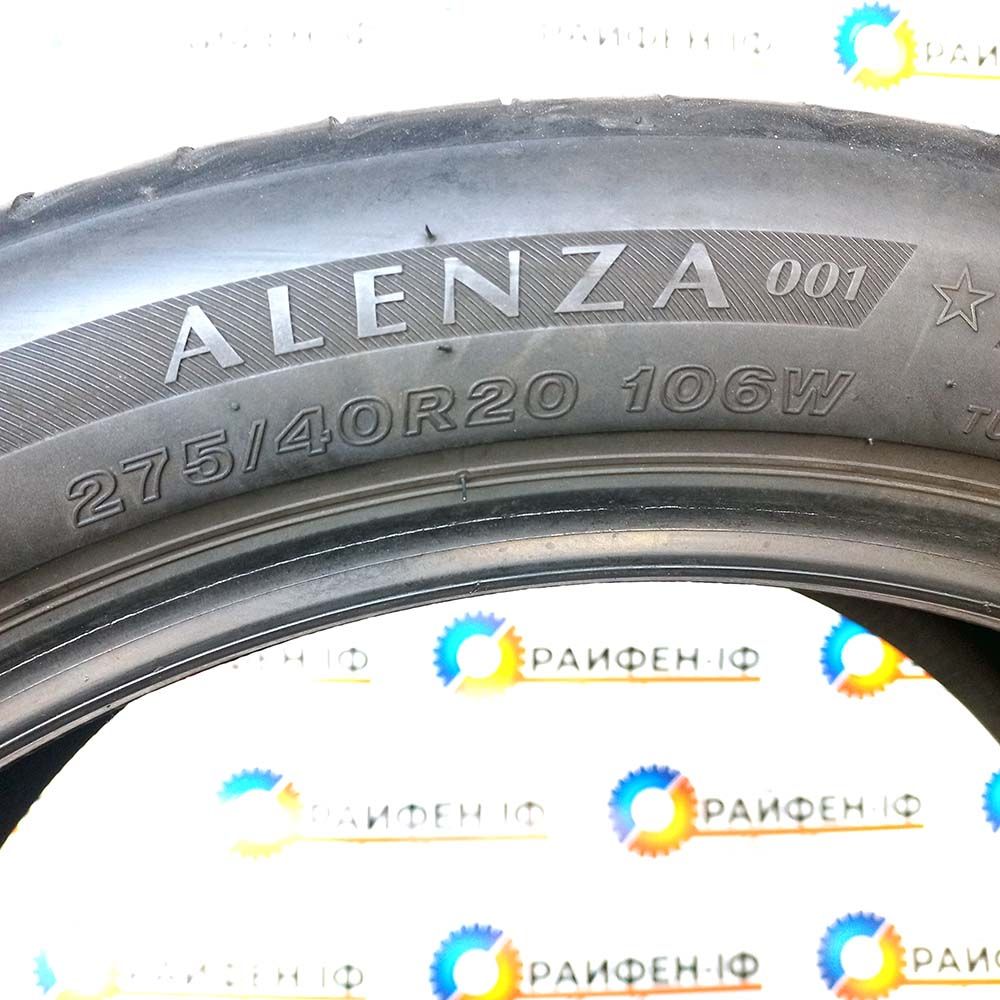 275/40 R20 Bridgestone Alenza RunFlat б/у шини 2шт ^ 2402210