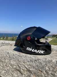 Capacete Shark Race R Pro Carbon novo