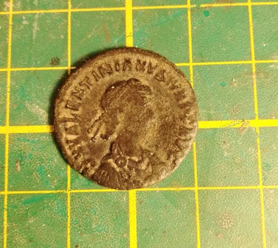 Moeda Romana do Imperador Valentiniano II