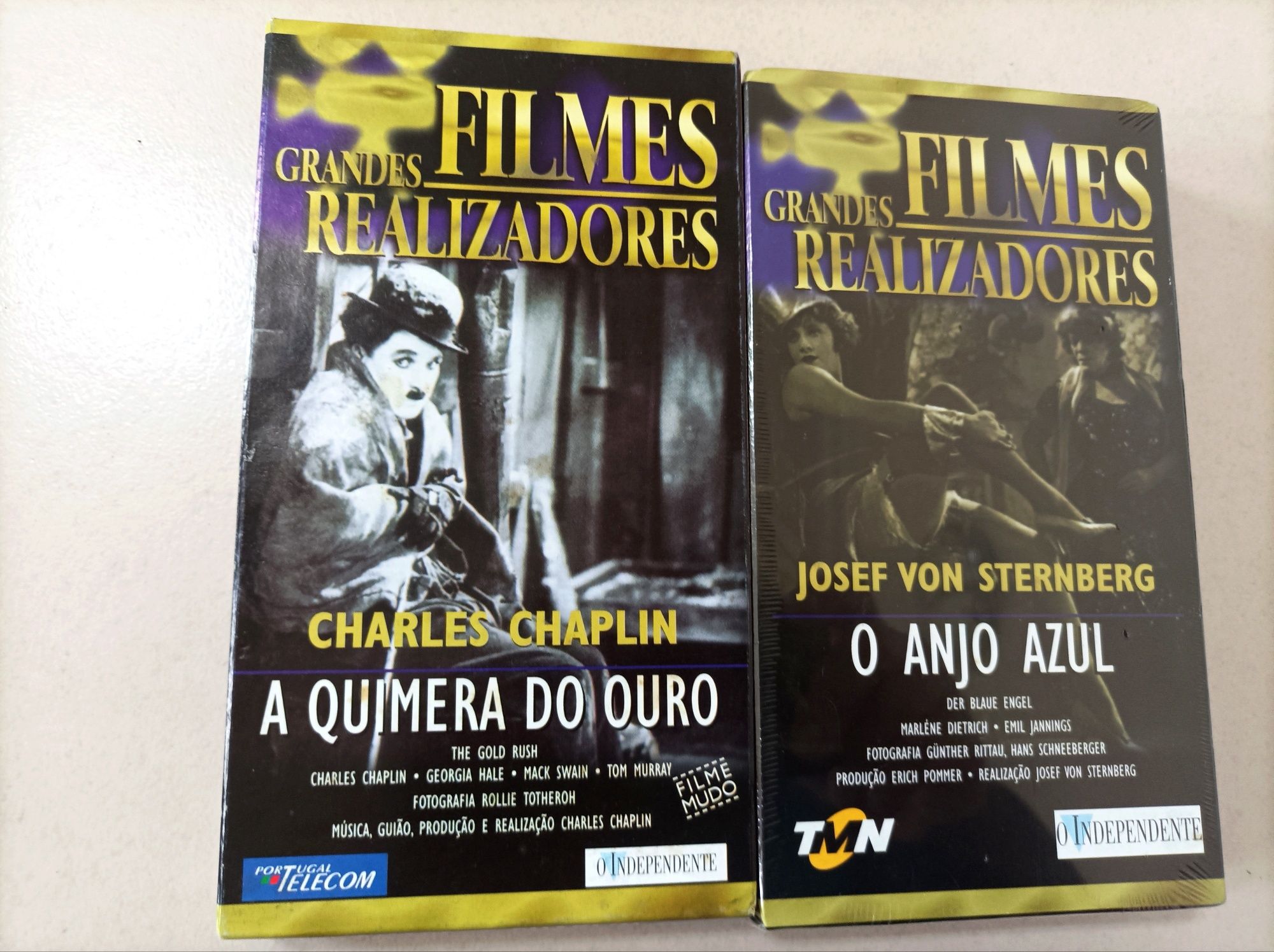 Lote de 7 Filmes em VHS - Coleção Grandes Realizadores