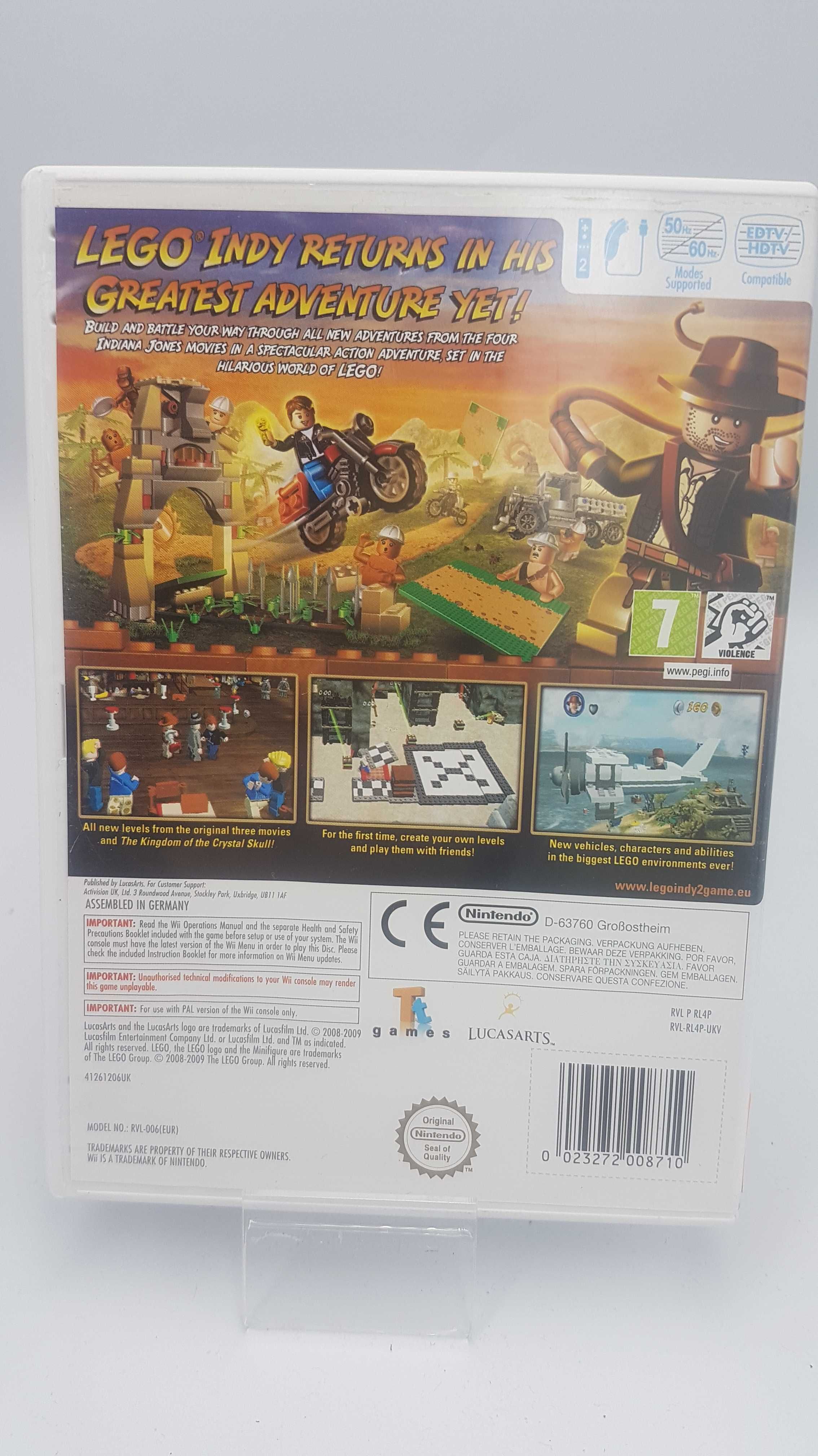 LEGO Indiana Jones 2:  Adventure Continues Wii Sklep/Wysyłka/Wymiana