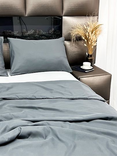 Комплект постельного белья gray and light gray 175×2100