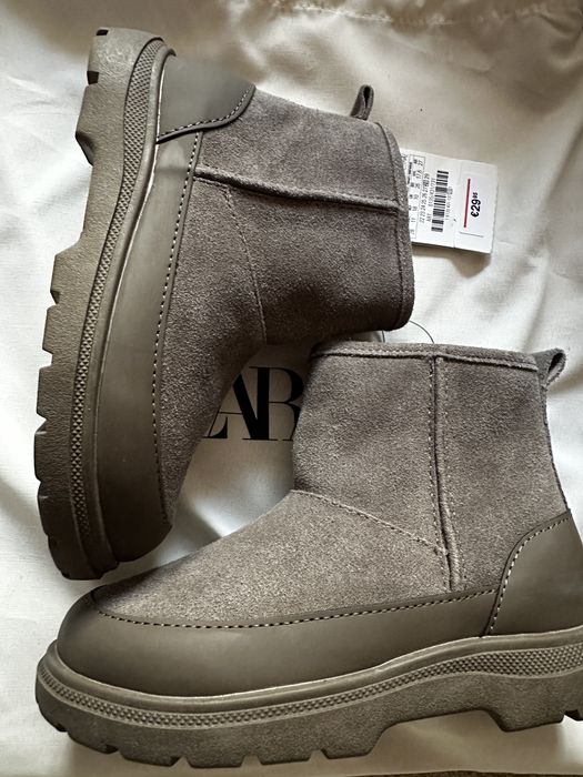 Нові шкіряні черевики ( ботинки, хайтопи ) Zara 22 р, 23 р, 24 р