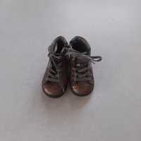 Ciemno brązowe szare stalowe buty buciki botki Bikkembergs 20 rozmiar