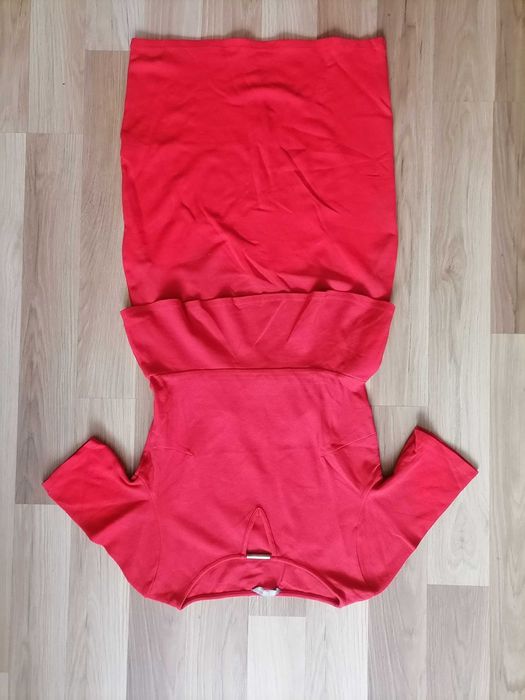 Czerwona sukienka m&s