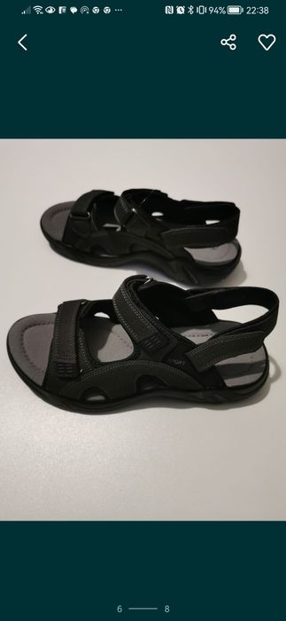 Sandały Męskie Lascape 2 W 1 z Odpinanym Paskiem z Tyłu Lekkie Wygodne