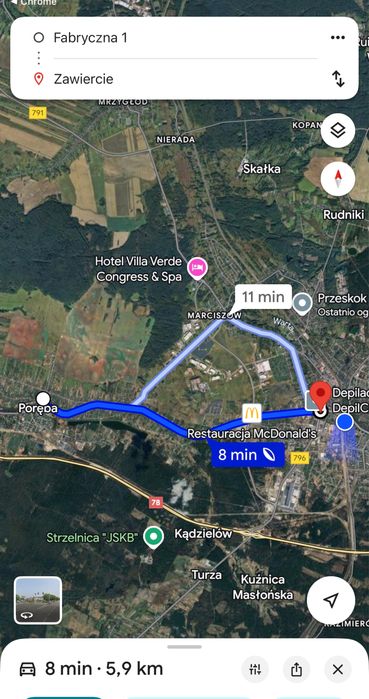 Rezerwacja !!M-3 do wynajęcia od zaraz 8 minut od Zawiercia