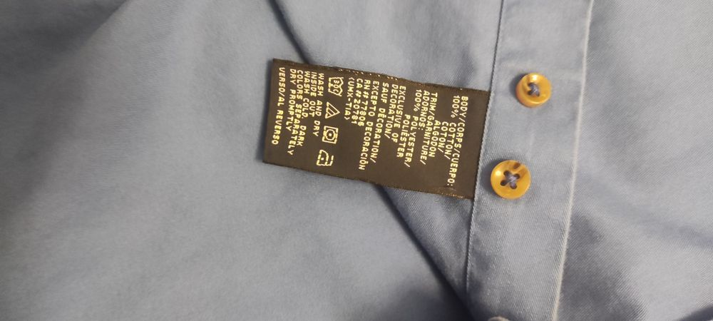 Niebieska koszula Tommy Hilfiger