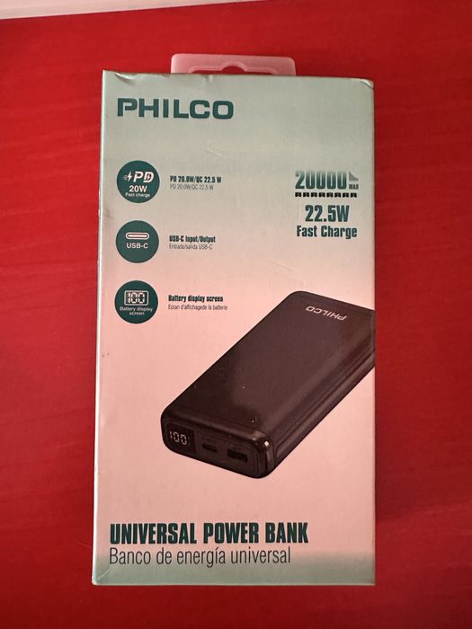 Павербанк потужний на 20000 і швидка зарядка
