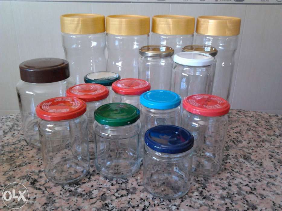 Frascos de Vidro com Tampa