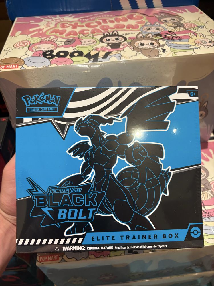 Pokemon etb black bolt & white flare zestaw