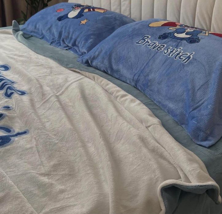 На подарунок! СТІЧ Дитяча велюрова постільна білизна плюшевая постель