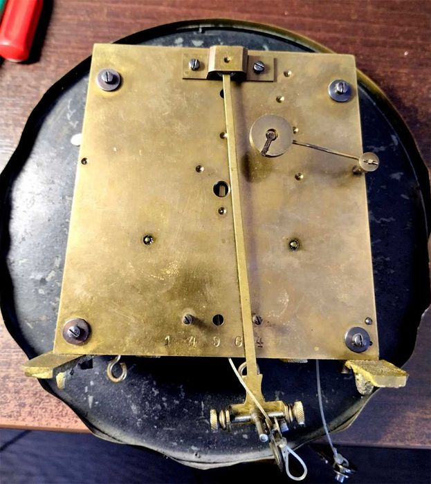Stary zegar wagowy firmy Borussia nr 14964