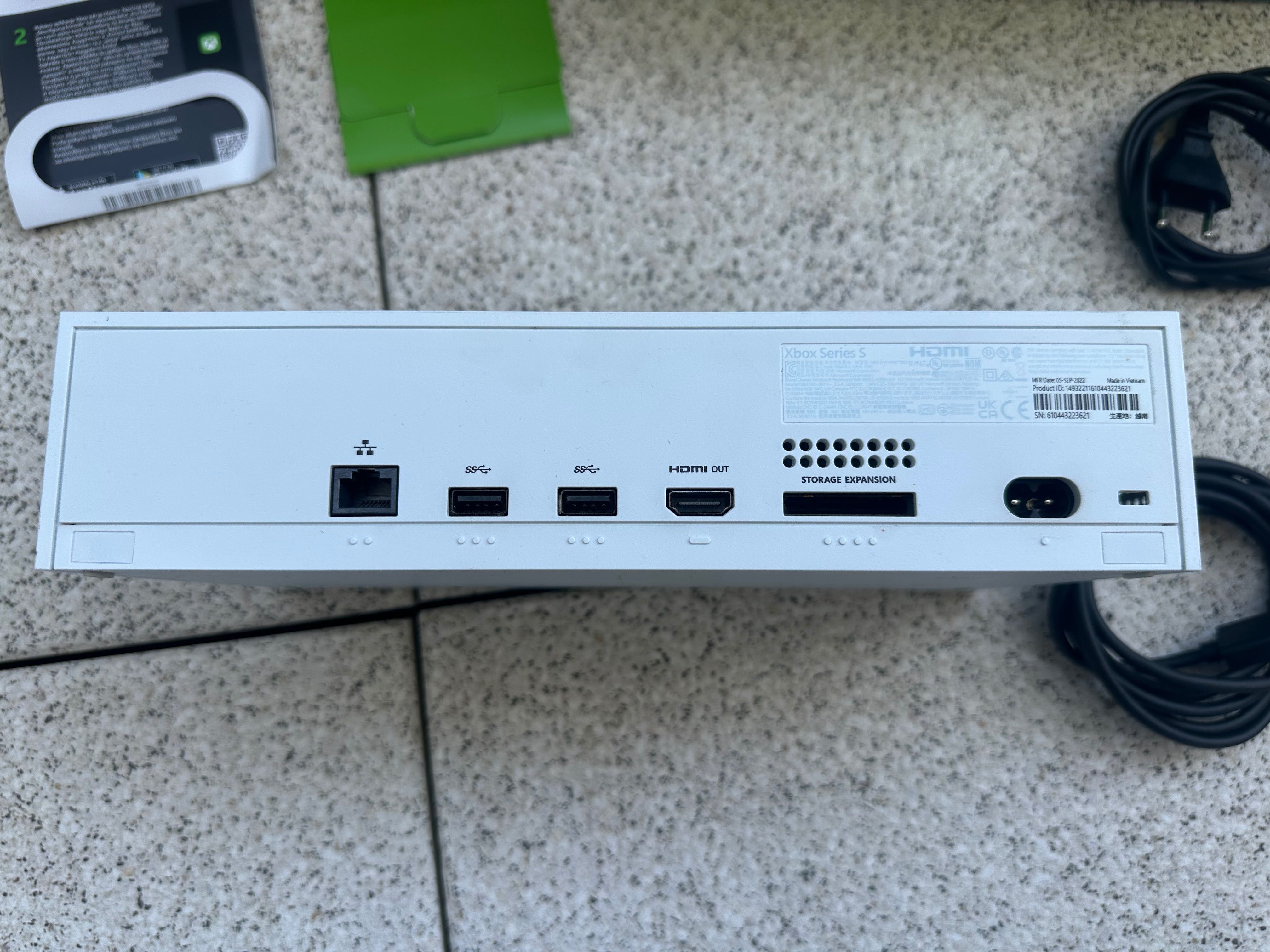 Xbox Series S, Pad Elite i Series, karton