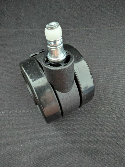 Kółka do fotela obrotowego krzesła biurowego kauczukowe 7cm 5 sztuk