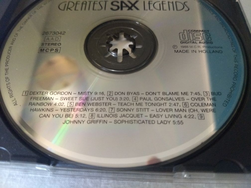 CD Greatest Sax Legends