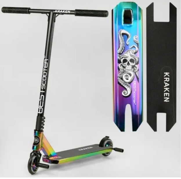 Трюковий двоколісний самокат Best Scooter KR-64084 "Kraken"