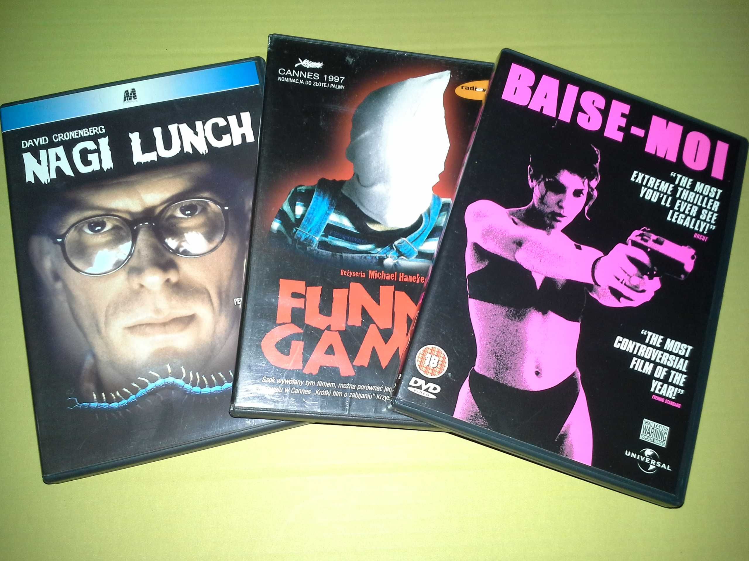 DVD NAGI LUNCH / Funny Games / BAISE-MOI / Cronneberg/ Haneke /