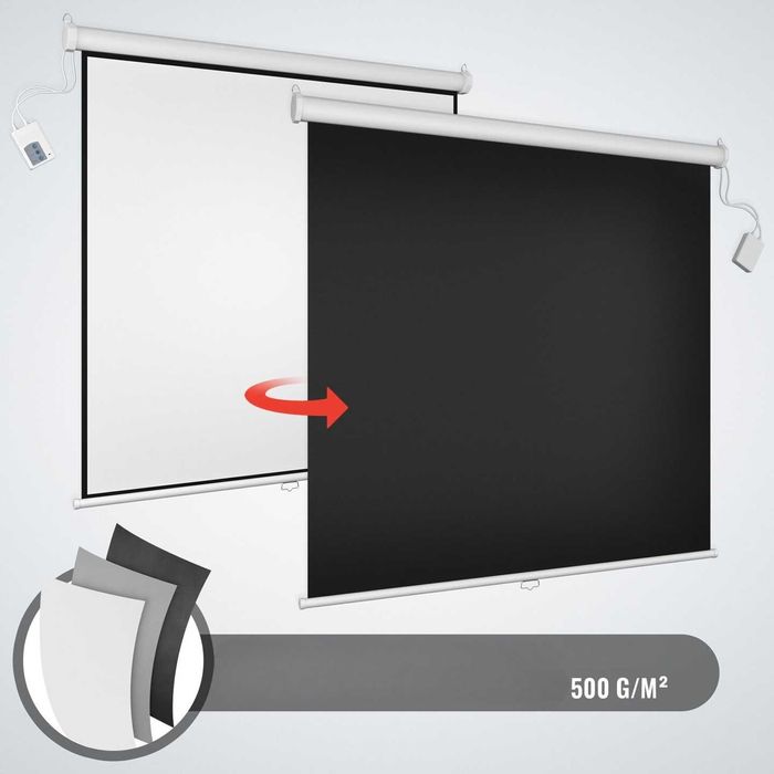 EKRAN Projekcyjny JAGO 113" projektora 203 x 203 cm